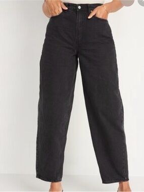 Old Navy Extra High Rise Balloon Jeans 16